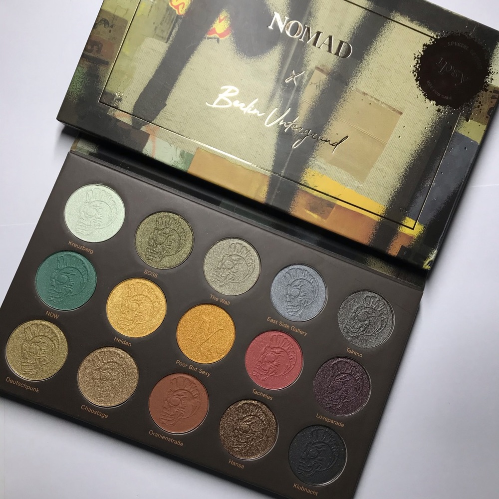 NOMAD Cosmetics Berlin Underground 15 Eyeshadows